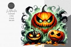Halloween clipart, Pumpkin clipart, Autumn clipart Product Image 1