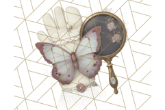 Vintage Butterfly PNG Clipart, Fairytale Cottagecore Images Product Image 5