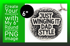 Unique Round Design Coaster Artwork , Father's Day Product Image 1