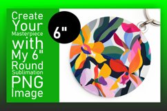 Stylish Floral Round Sublimation Assortment Product Image 1