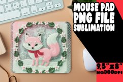 Timeless Mouse Pad Sublimation Style, 3D Xmas Product Image 1