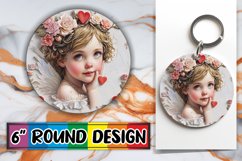 Lovely Valentine's Euphoria: Keychain Sublimation Product Image 1