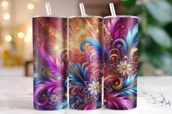 Feathers Tumbler Wrap | Sublimation | Tumblers Product Image 1