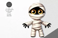 Halloween clipart, Mummy clipart, Autumn clipart Product Image 1
