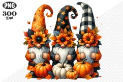 Halloween Gnomes Sublimation - Clipart PNG Design Product Image 1