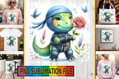 Vibrant TSHIRT Magic Ideas PNG, Dino Product Image 1