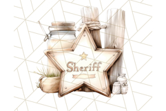 Cowboy Clipart PNG, Kid Western Country Graphic Product Image 5