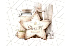 Cowboy Clipart PNG, Kid Western Country Graphic Product Image 5