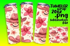 Cheerful Watercolor Flower Earring Sublimation 20oz Product Image 1