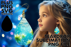 ENCHANTED TEARDROP EARRINGS Design, 3D Fruits Product Image 1