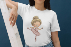 Whimsical Ballet Girl Clipart Product Image 8