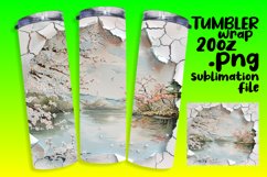 Ethereal Cloudscape 3D Tumbler Wrap - Sublimation Product Image 1