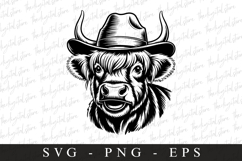 Highland cow SVG | SVG Cut files | Cricut Product Image 1