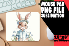 BLISSFUL desk MAT Playful Design, Cute Bunny Product Image 1