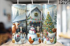 Farm Animals Tumbler Wrap - Christmas Tumbler Design Product Image 1