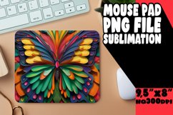 Springtime Butterfly Bliss Sublimation Mouse Pad Product Image 1