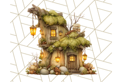 Cozy Cabin Critters Clipart PNG, Fall Animal Png Product Image 5
