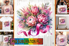 Cheerful PNG TSHIRT Art, Flowers Product Image 1