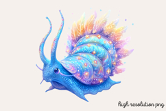 Bioluminescent Sea Animal Clipart PNG Product Image 1