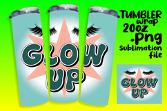 Bright 20oz Tumbler Wrap Design , Woman Eyes Product Image 1