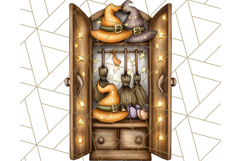Halloween Fairy House Clipart PNG, Spooky Cottage Art Product Image 5