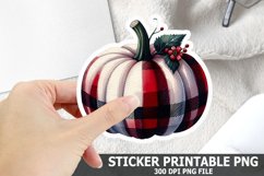 Halloween Pumpkin Sticker| Halloween Sticker PNG Design Product Image 1