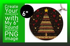 Dynamic Keychain Round Design PNG , Holiday Product Image 1