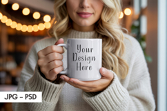 Hands Holding Mug Mockup PSD JPG Product Image 1