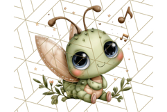 Cute Insects Clipart, Cartoon Bugs, Bug PNG Illustrations Product Image 5