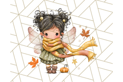 Fall Fairy Clipart PNG, Autumn Fairy People With Wings Product Image 5