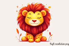 Quirky Safari Animals Clipart PNG Product Image 1