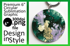 Sophisticated Round Design Coaster Art , Abstract Pattern Product Image 1