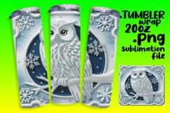 GLAMOROUS 20oz Tumbler Template , 3D Xmas Product Image 1