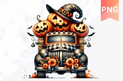 Halloween Gnome And Pumpkin Sublimation - Clipart PNG Bundle Product Image 8