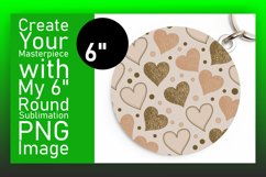 Elegant Circle Design for Sublimation , Heart Product Image 1