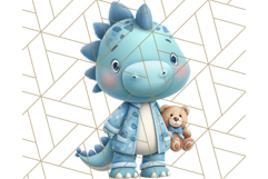 Dinosaur Costume Clipart, Cute Dinos in Halloween Outfits Product Image 5