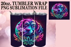 Funky Critters 20oz Tumbler Designs: Psychedelic Cannabis Product Image 1
