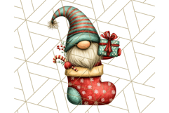 Christmas Gnome Clipart, Holiday Gnomes PNG Illustrations Product Image 5