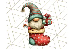 Christmas Gnome Clipart, Holiday Gnomes PNG Illustrations Product Image 5