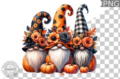 Halloween Gnome Sublimation - Clipart PNG Design Product Image 1