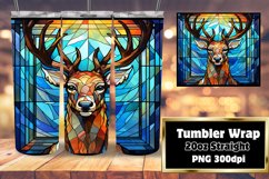 20oz Christmas Stained Glass Art Product Image 1