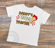 Painter SVG files, Daddy&#039;s little Painter, Paint brush svg Product Image 2