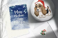 Woof Christmas Watercolor Product Image 18