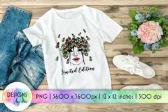 Butterfly Girl Limited Edition | Elegant Sublimation Design Product Image 1