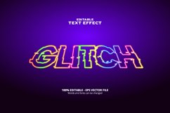 Editable text effect, Glitch text effect Product Image 1
