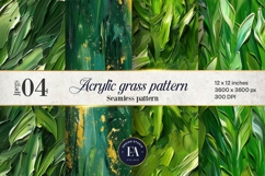 Acrylic Grass pattern | Abstract garden grass pattern Product Image 1