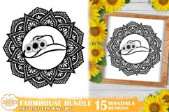 Farmhouse Bundle Mandala, Mandala Bundle, Farmhouse Svg Png Product Image 3