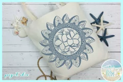 Hand Drawn Plumeria Mandala Zentangle SVG Dxf Eps Png PDF Product Image 3