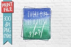 Motivational Quote Sublimation Design Product Image 1