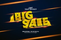Editable text effect, Big Sale text effect Product Image 1